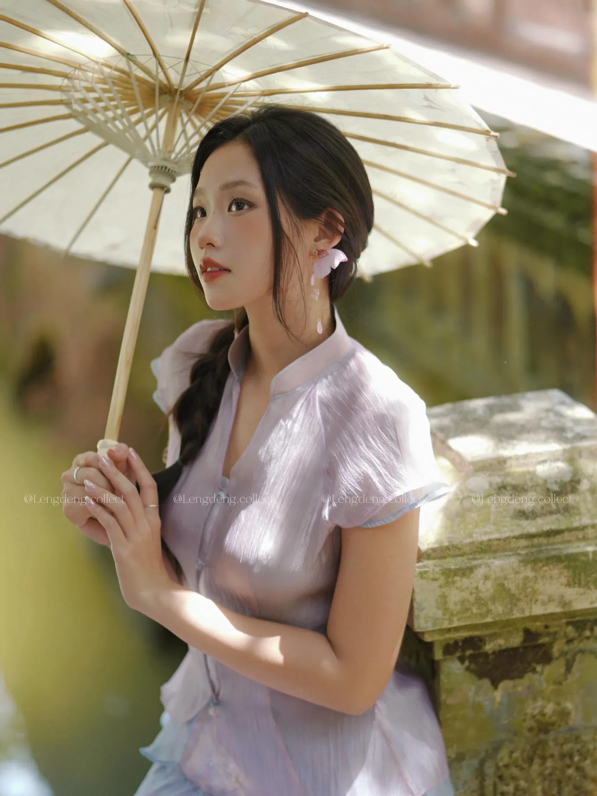 LÈNG DÈNG SET BỌT BIỂN - TÍM PASTEL 4