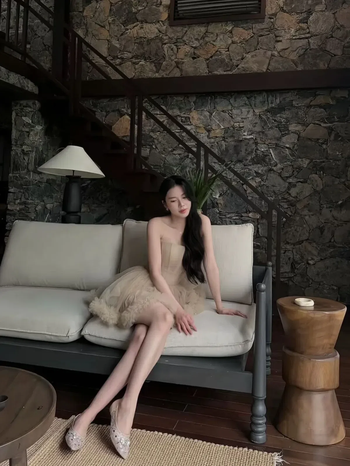 Chouchou V561 Đầm cup xoè 7
