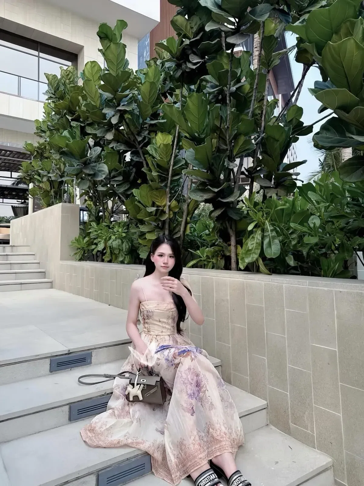 Pink Blossom Dress - size M 7