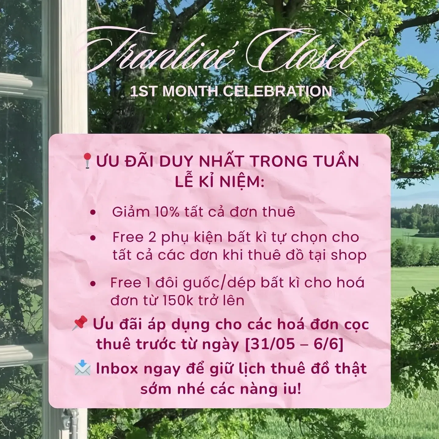 🎀 𝐓𝐑𝐀𝐋𝐈𝐍𝐄́ 𝐂𝐋𝐎𝐒𝐄𝐓 - 𝐓𝐑𝐎̀𝐍 𝟏 𝐓𝐇𝐀́𝐍𝐆 𝐓𝐔̉𝐈 🦢
Chẳng biế 1