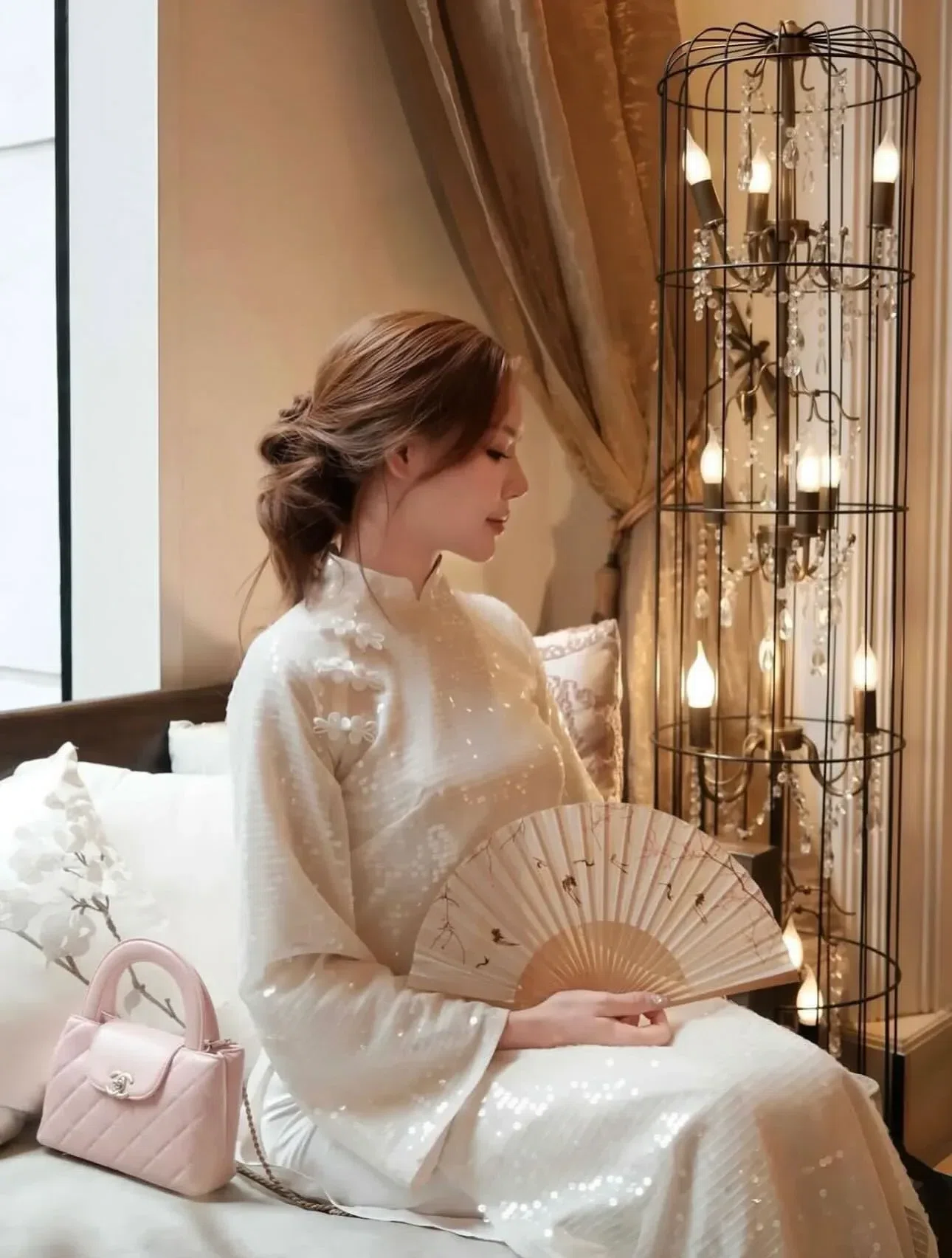 Áo dài Kim Sa 1