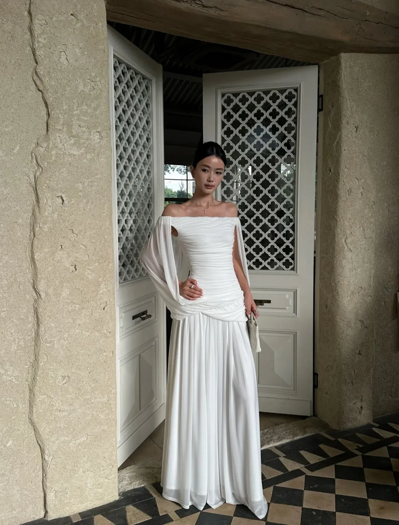 Ivory dress DT0063 8