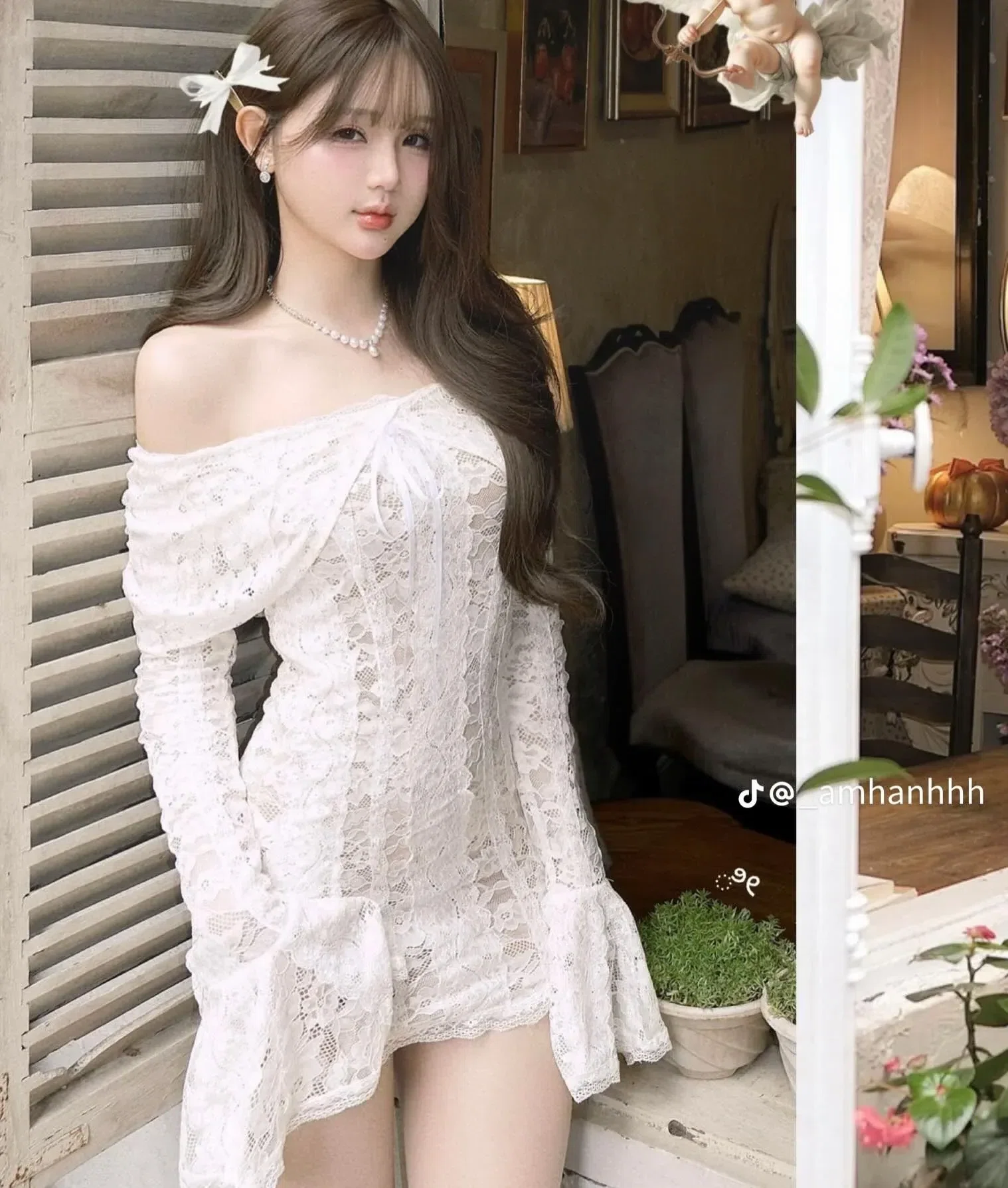 ĐẦM REN TRỄ VAI @Daria Dress 3
