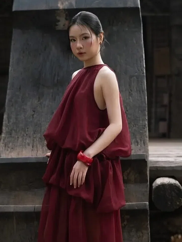 Đầm Bích đỏ - size L (ngực 88-94) 17