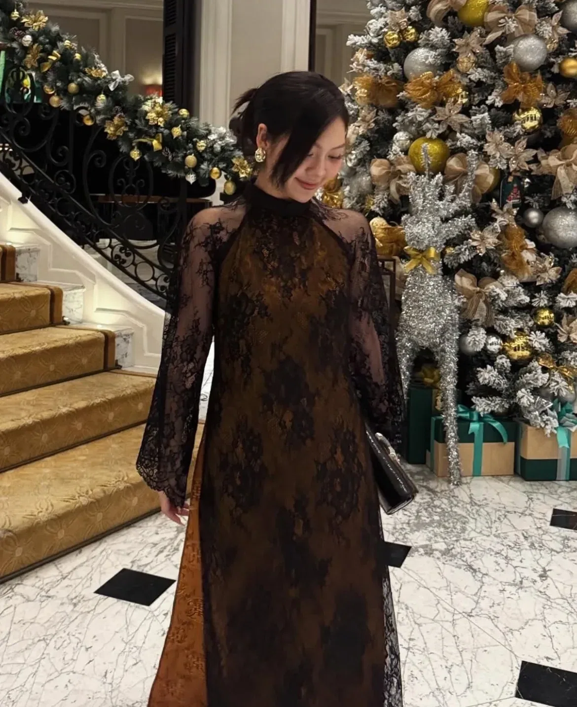 [Ngọc Nghiên] Thực sự là đi cái tone này quá đỉnh, ren phối lụa nha xá, sang và slay vô cùnggg ạ Size S (ngực dưới 87, eo dưới 69) 7