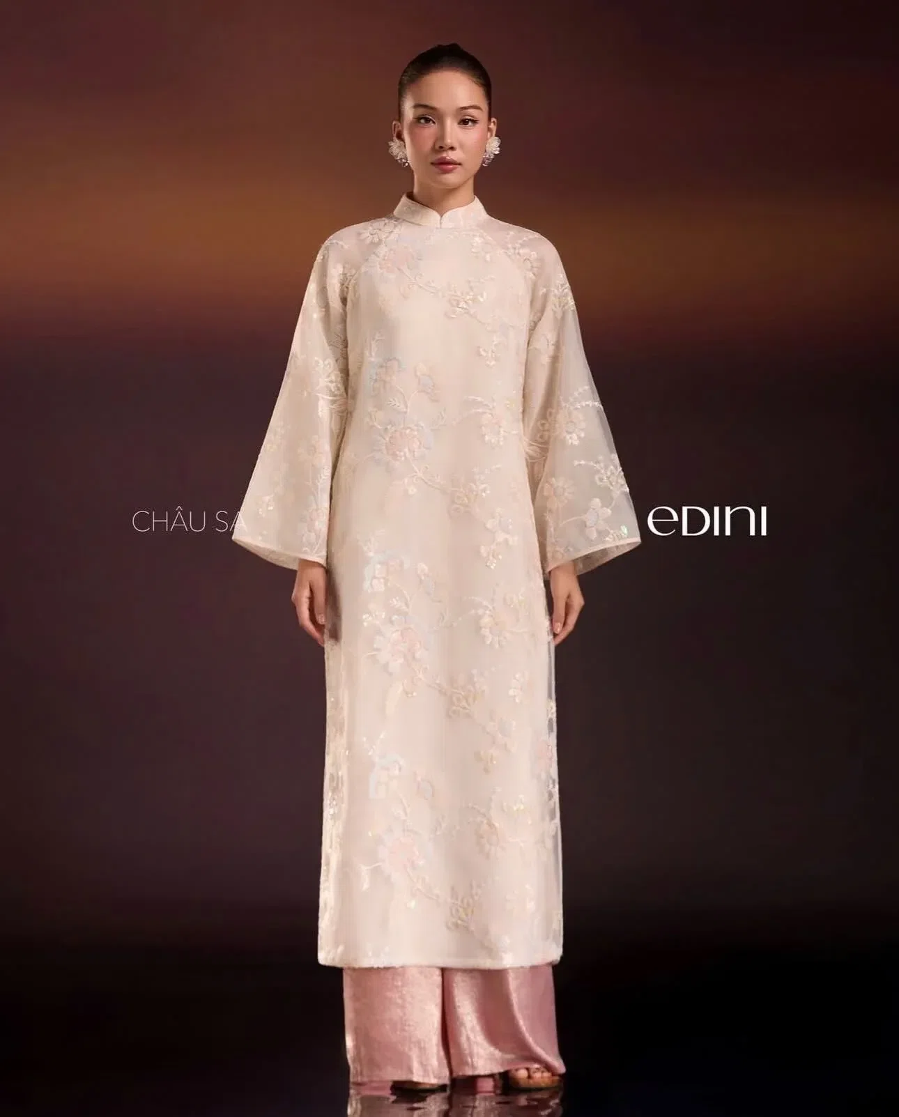 EDINI ÁO DÀI VÂN KHUÊ SIZE M 4