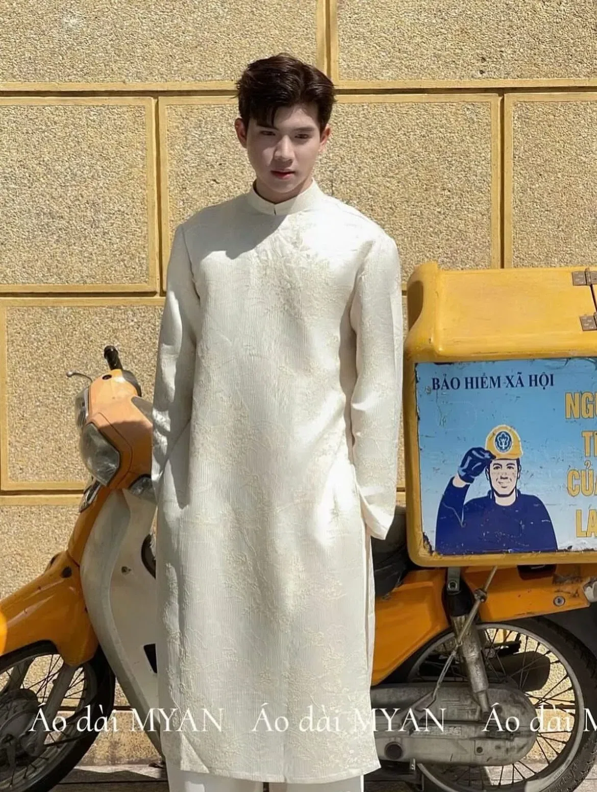 Áo dài nam 3