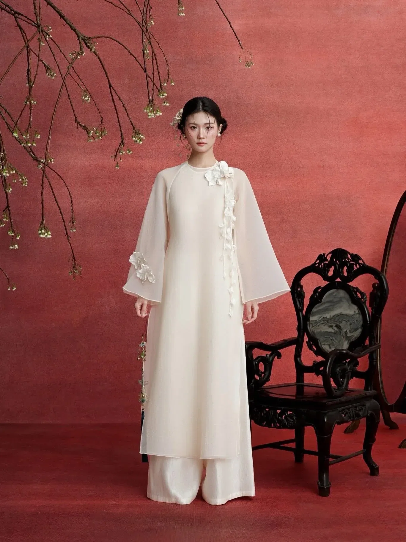 ÁO DÀI NGỌC UYỂN SIZE S 1