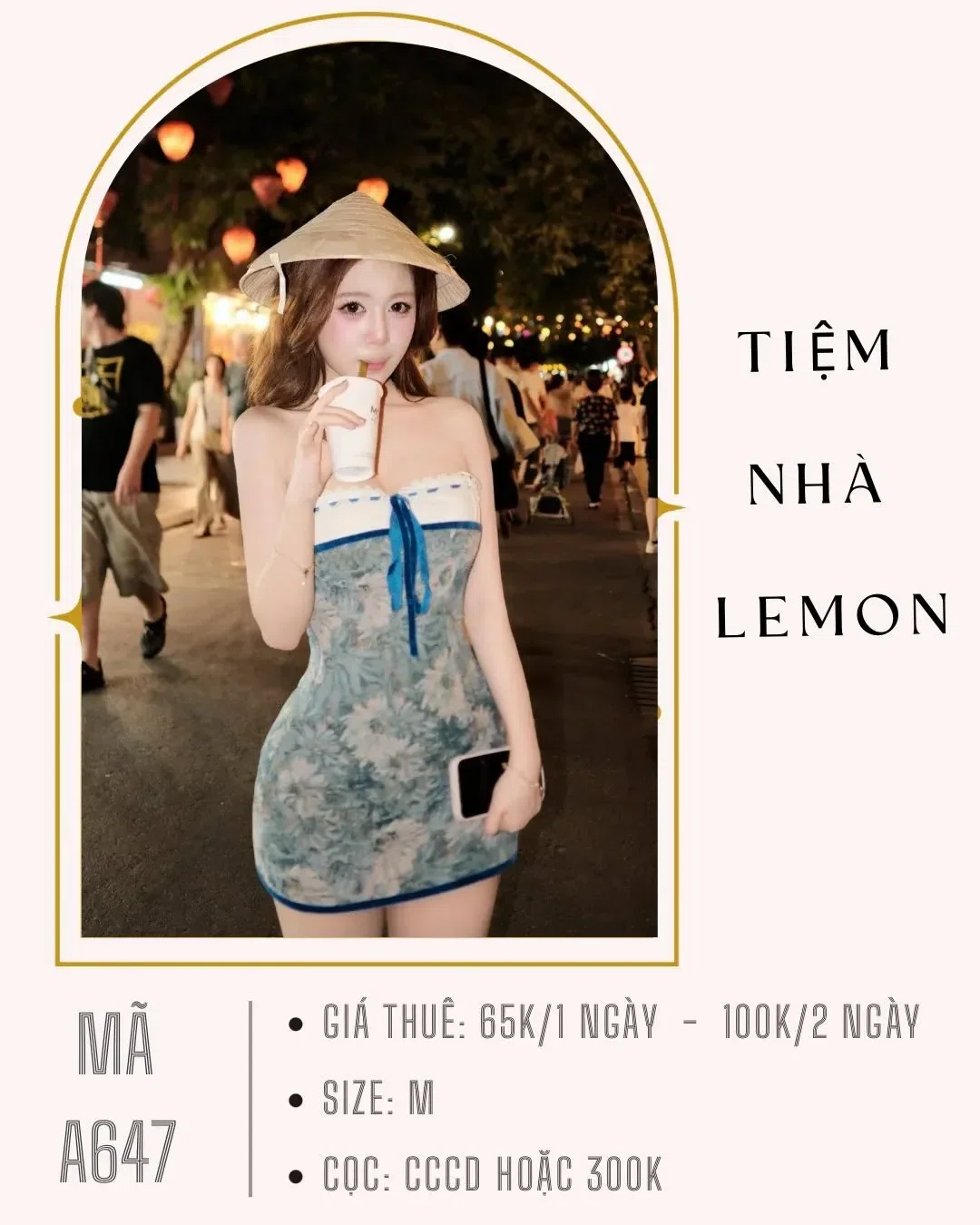 Tiemnhalemon #thuedogiare #thuedothanhhoa #chothuevaychupanh #thuevaychupanh 1