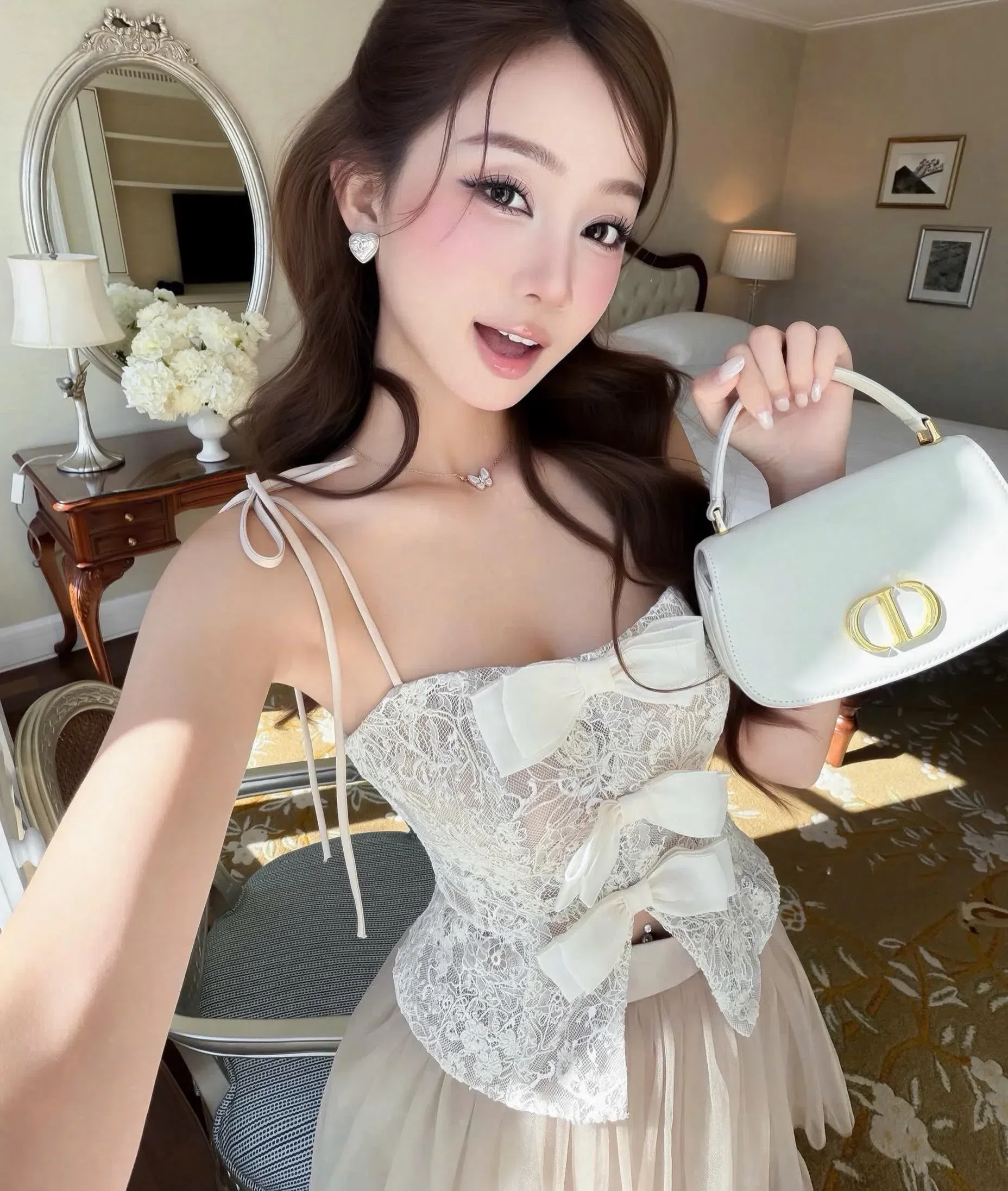 ÁO 2s NƠ PHỐI CV VOAN XẾP TẦNG 2