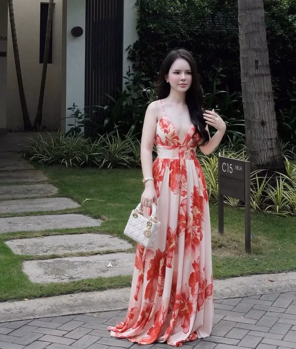 VÁY 2S HOA ĐỎ 3