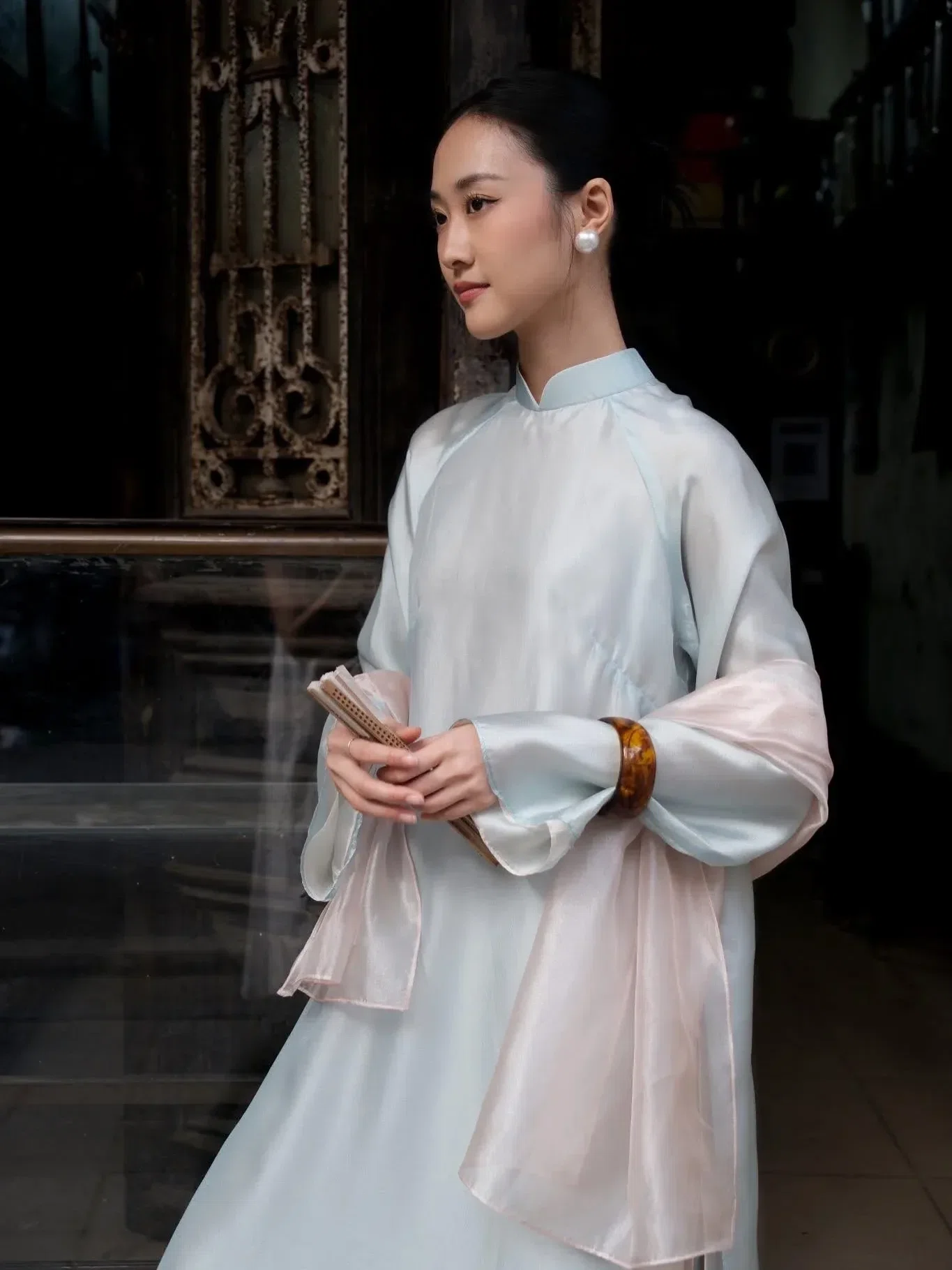 Áo dài Vân Nhã - size M fit M, L 14