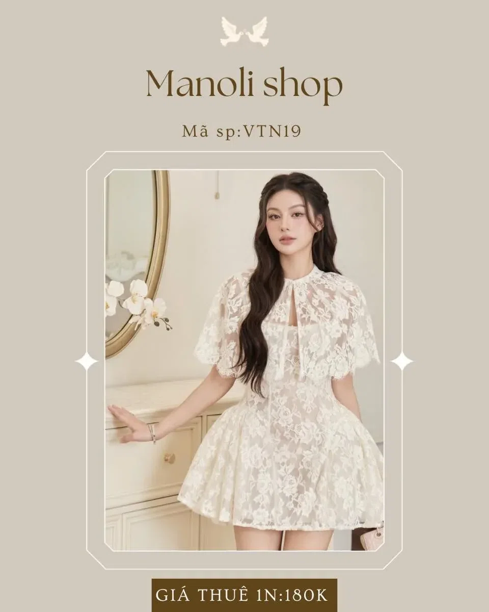 Manoli – Thuê trang phục 180.000 VND/24h, Size S, L 1