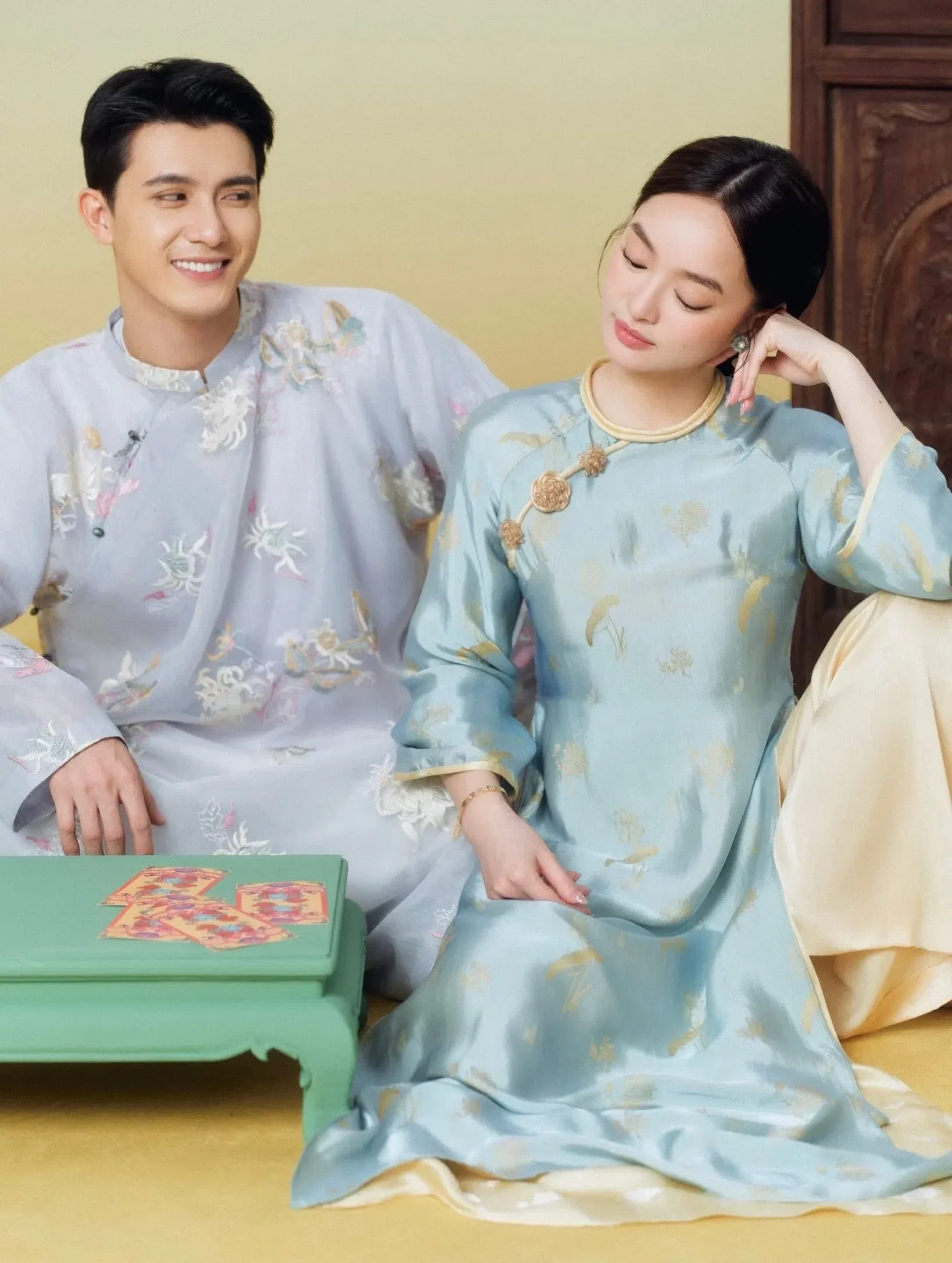 ÁO DÀI LAM size M 10