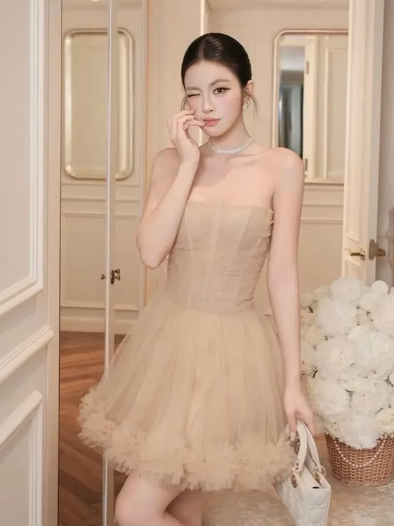Chouchou V561 Đầm cup xoè 5