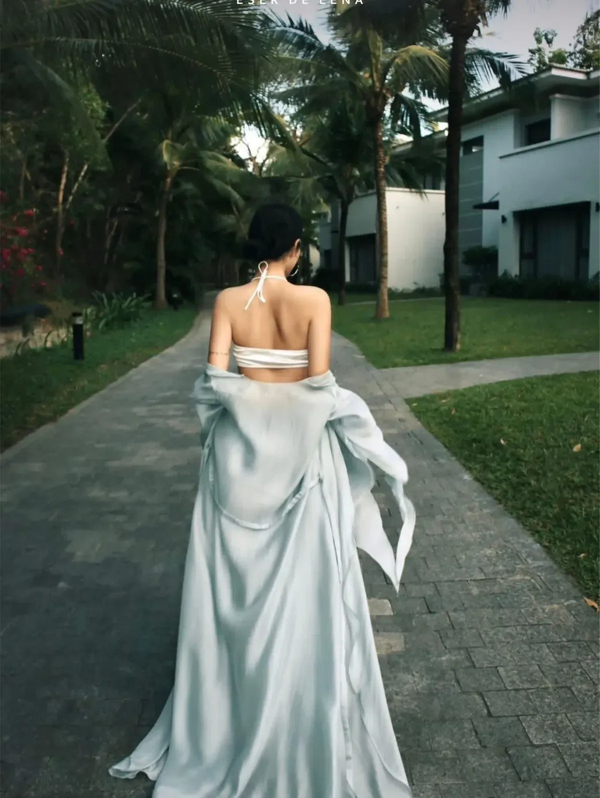 Elle Set - freesize (ko kèm bra) - màu xanh 5