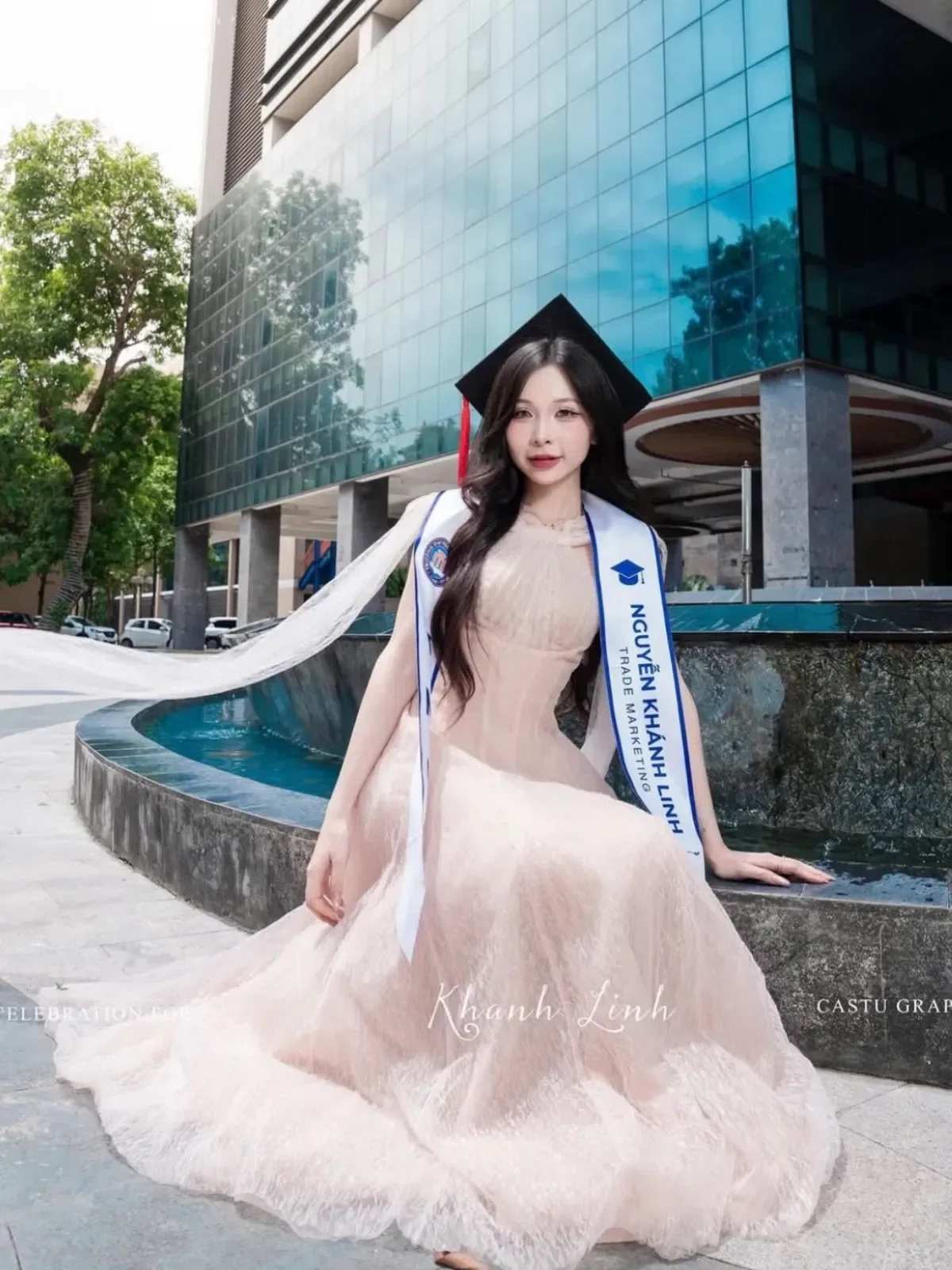 Sò Vintage V462 CALIA Đầm ren lưới vạt Sò 2