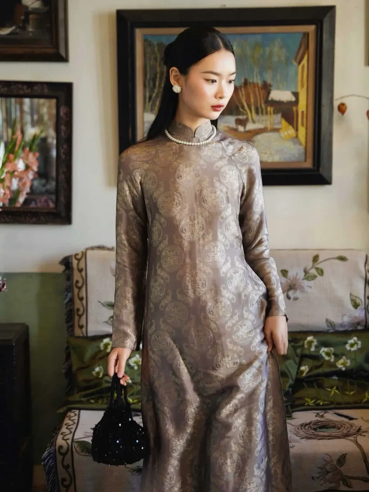 [Bống Design] Lụa tơ tằm tự nhiên khách nào mặc cũng khen sang ạ 😚 5