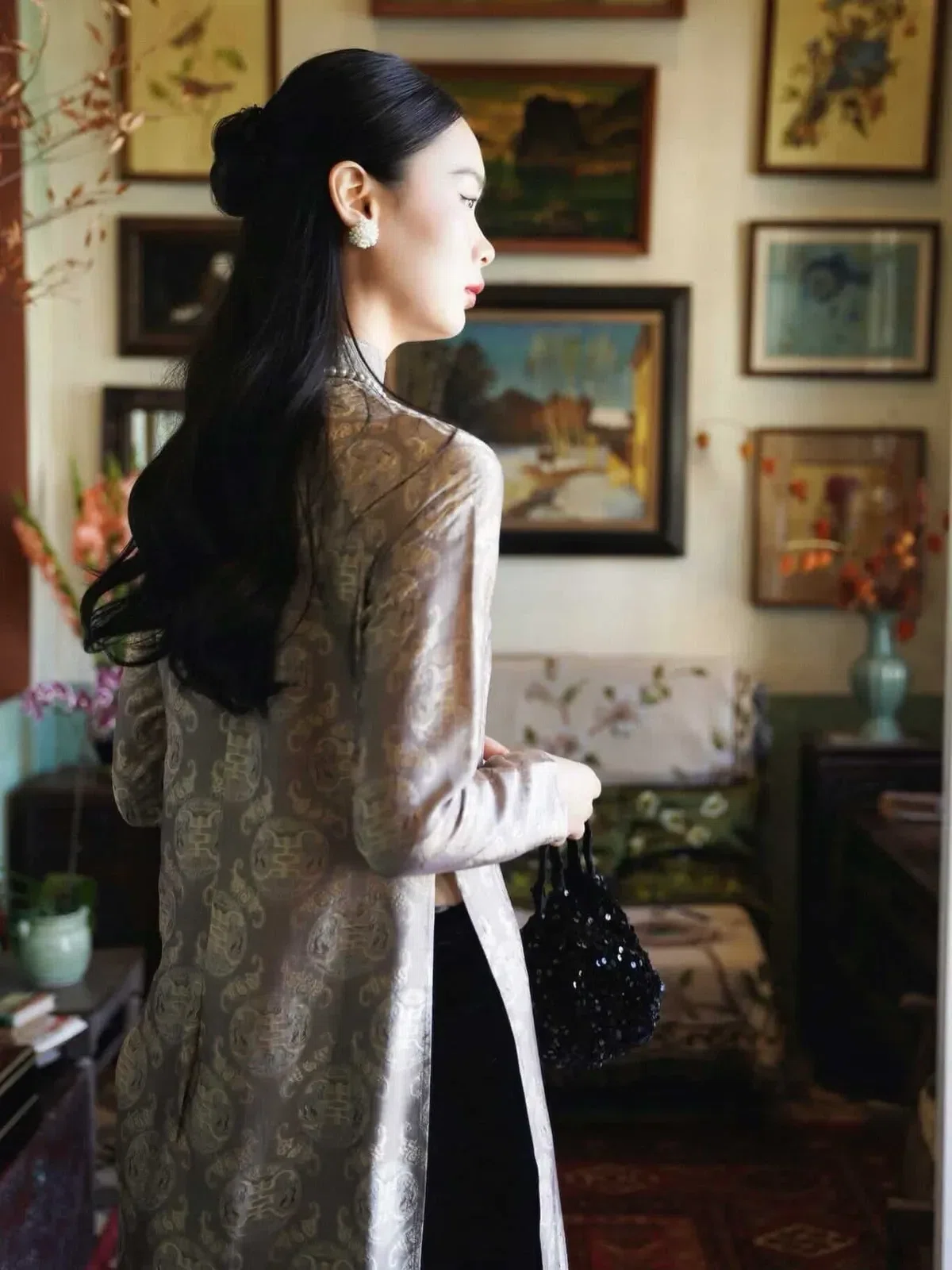 [Bống Design] Lụa tơ tằm tự nhiên khách nào mặc cũng khen sang ạ 😚 7