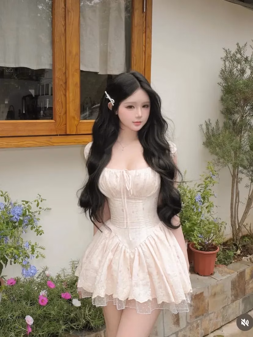 c.layclothing_official V536 Flora Dress clay 6