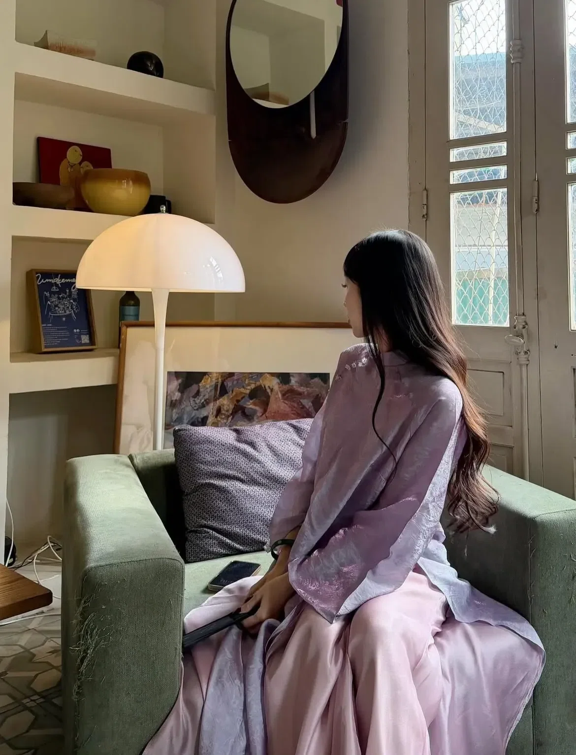 áo dài tím hồng mộng mơ 🩰🎀🐰 8