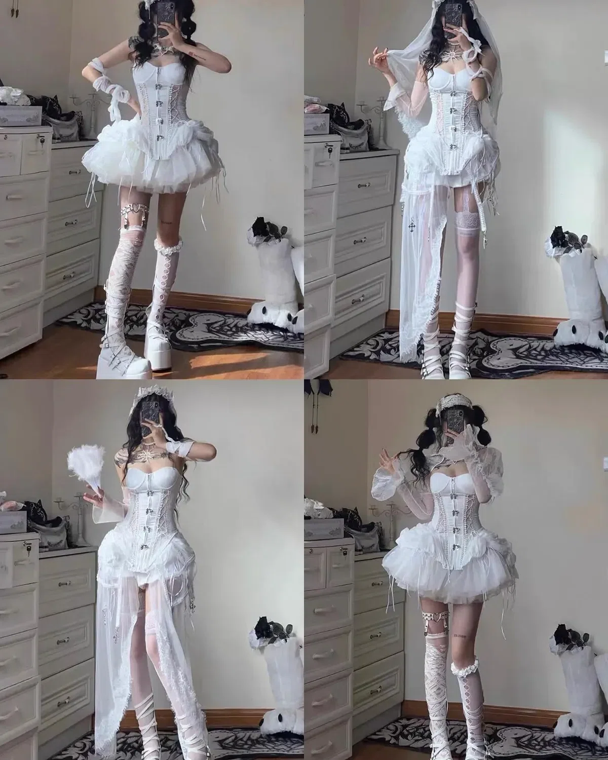 Set White Alice Set 005 9