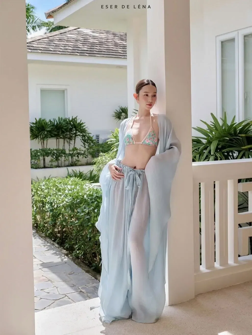 Elle Set - freesize (ko kèm bra) - màu xanh 18