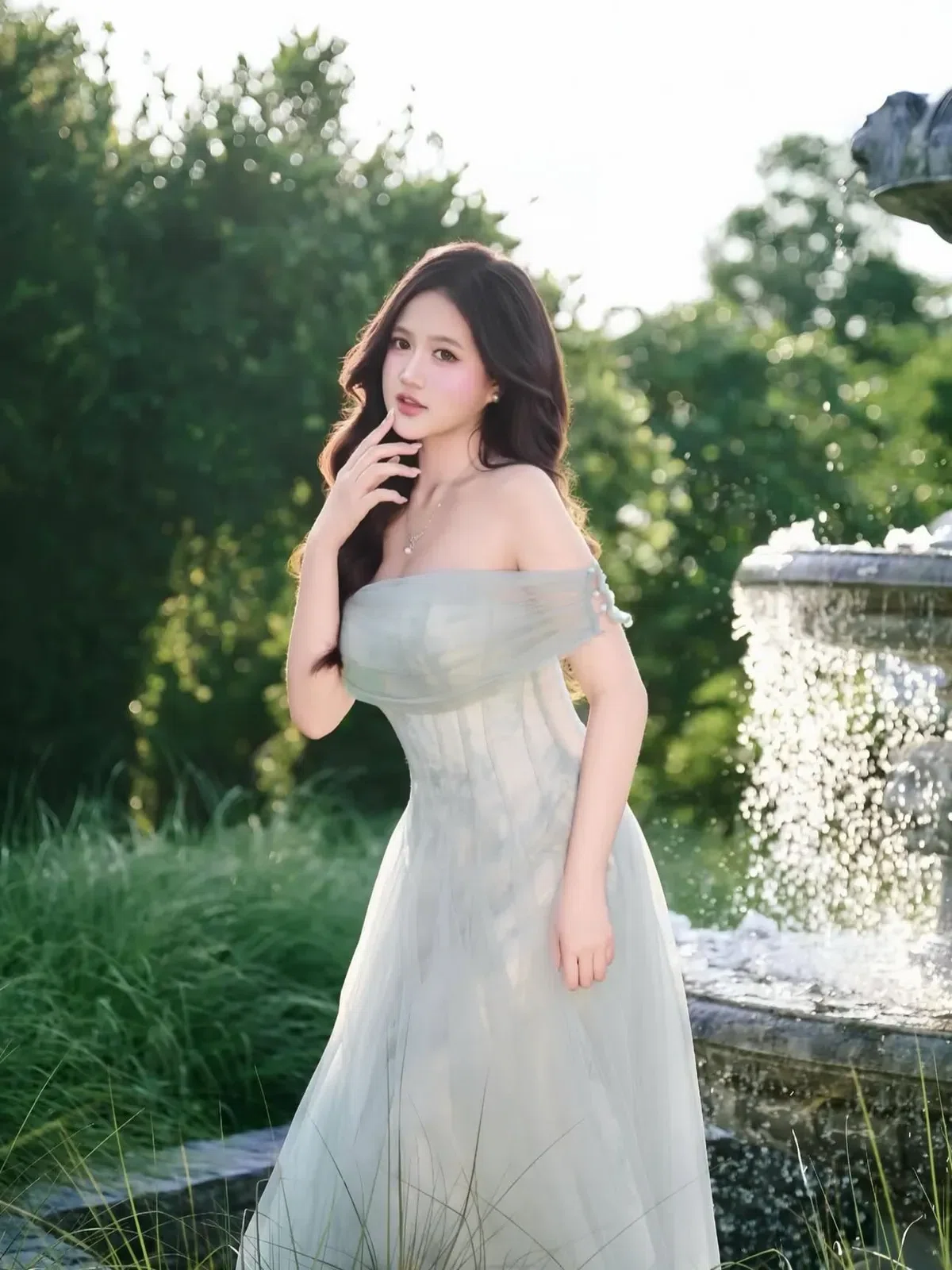 DASHA Đầm maxi (mặc được 3 kiểu) - Sò Vintage 1