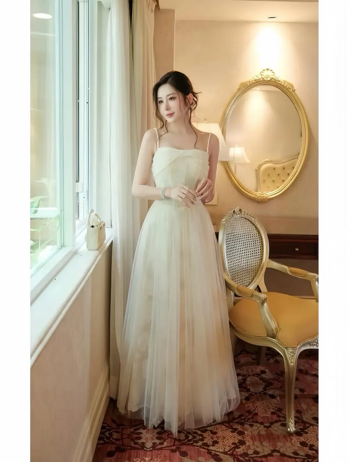 Váy hai dây trắng 3
