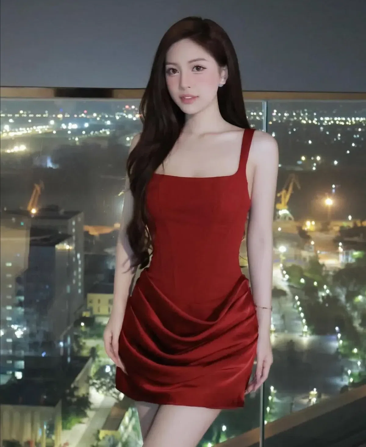 Váy corset đuôi nhún đổ 2