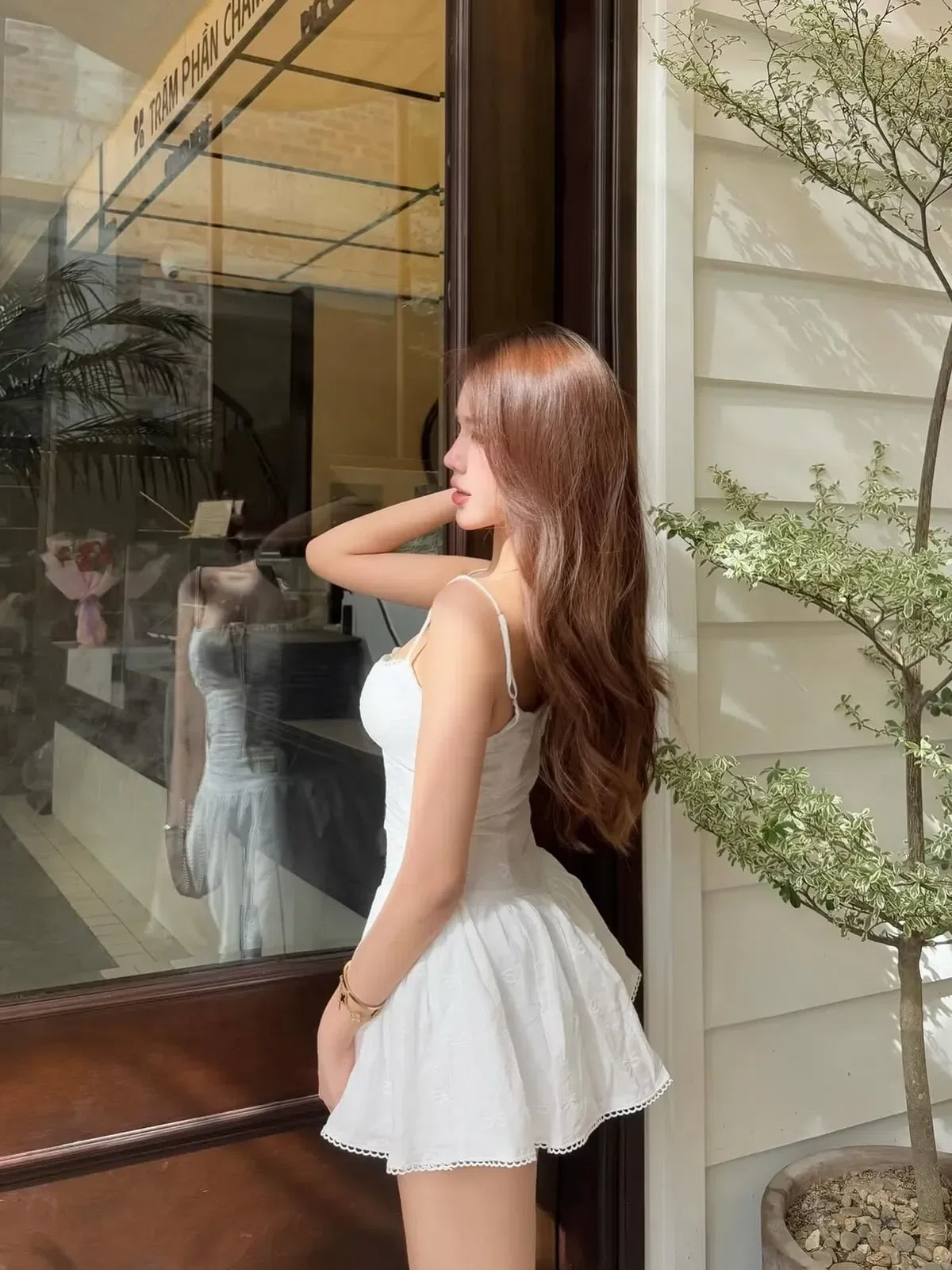 Byvee V465- V573 Pure Dress Đầm 2s Trắng 6