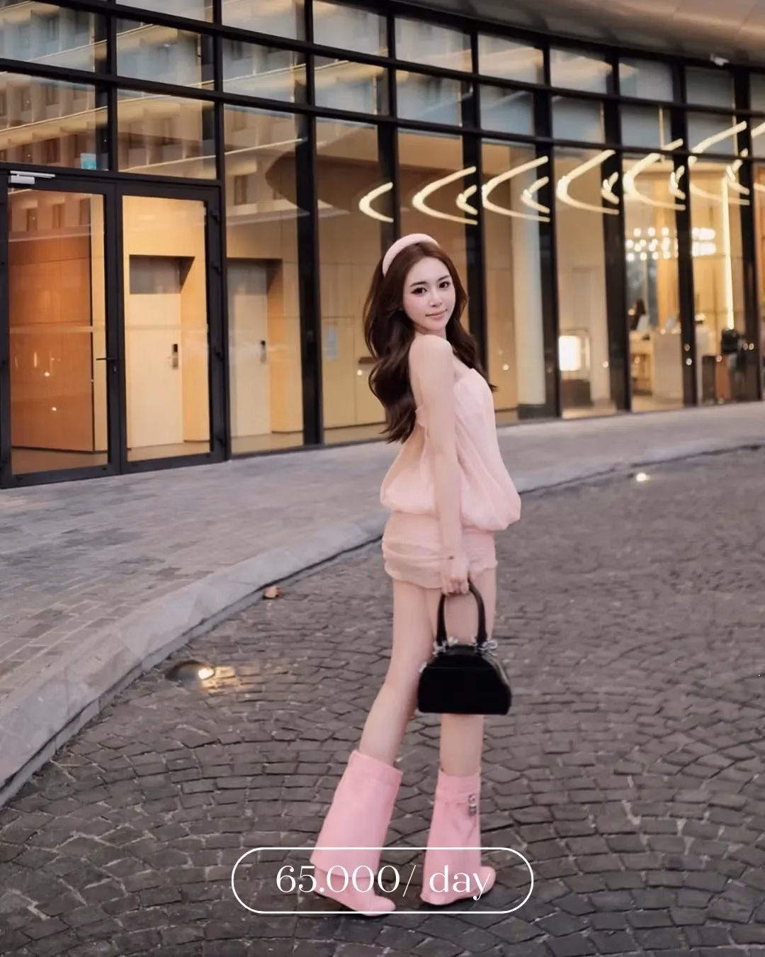 Đầm cúp ngực babydoll tơ bồng 1
