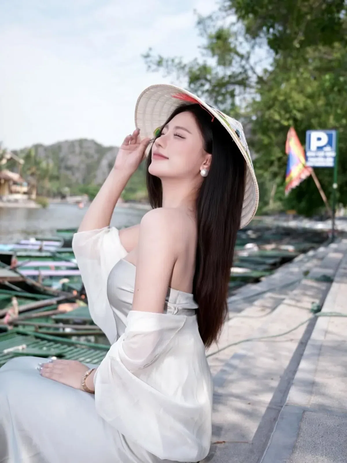 V410-V526 Váy lụa cup XANH size S,M 3