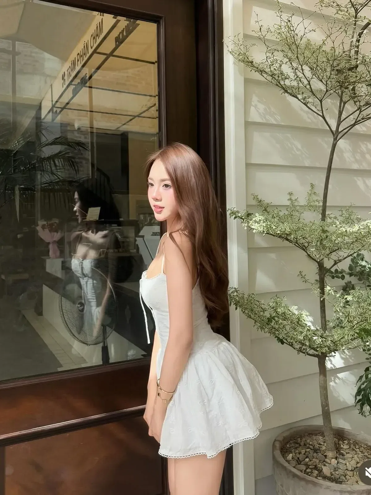 Byvee V465- V573 Pure Dress Đầm 2s Trắng 5