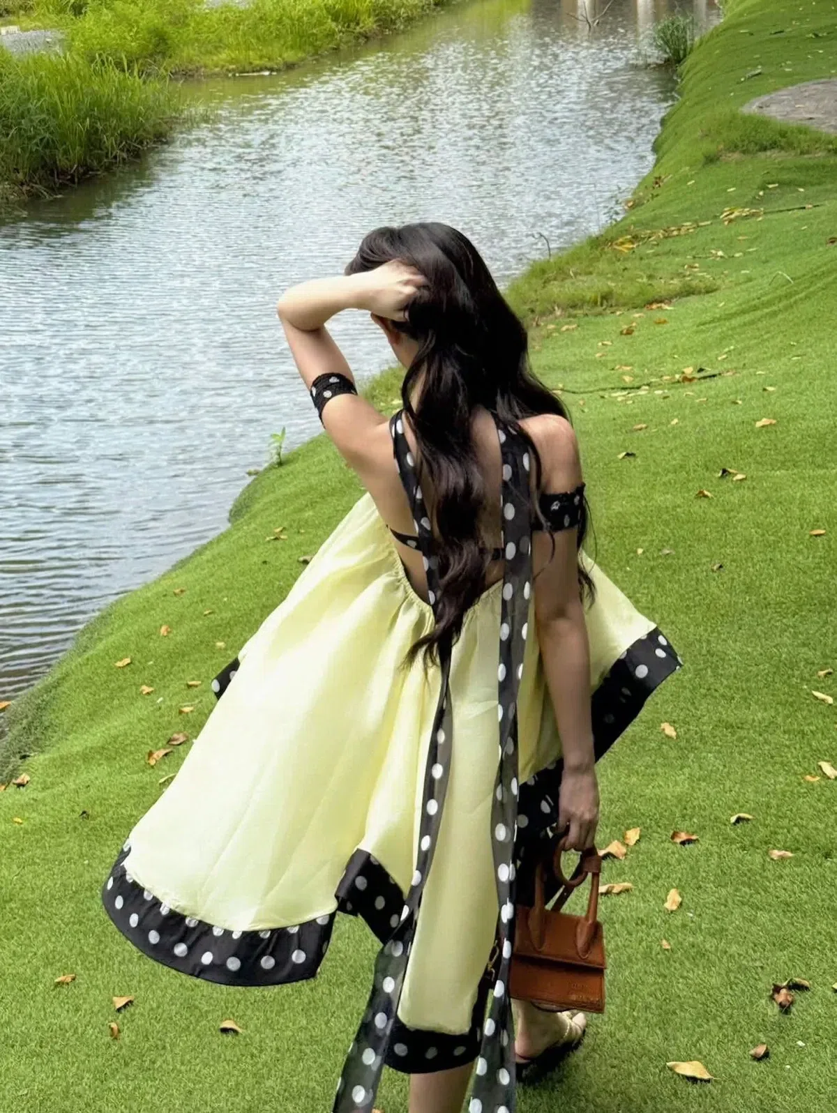 Doublebizz Sway Dress size L màu vàng 8