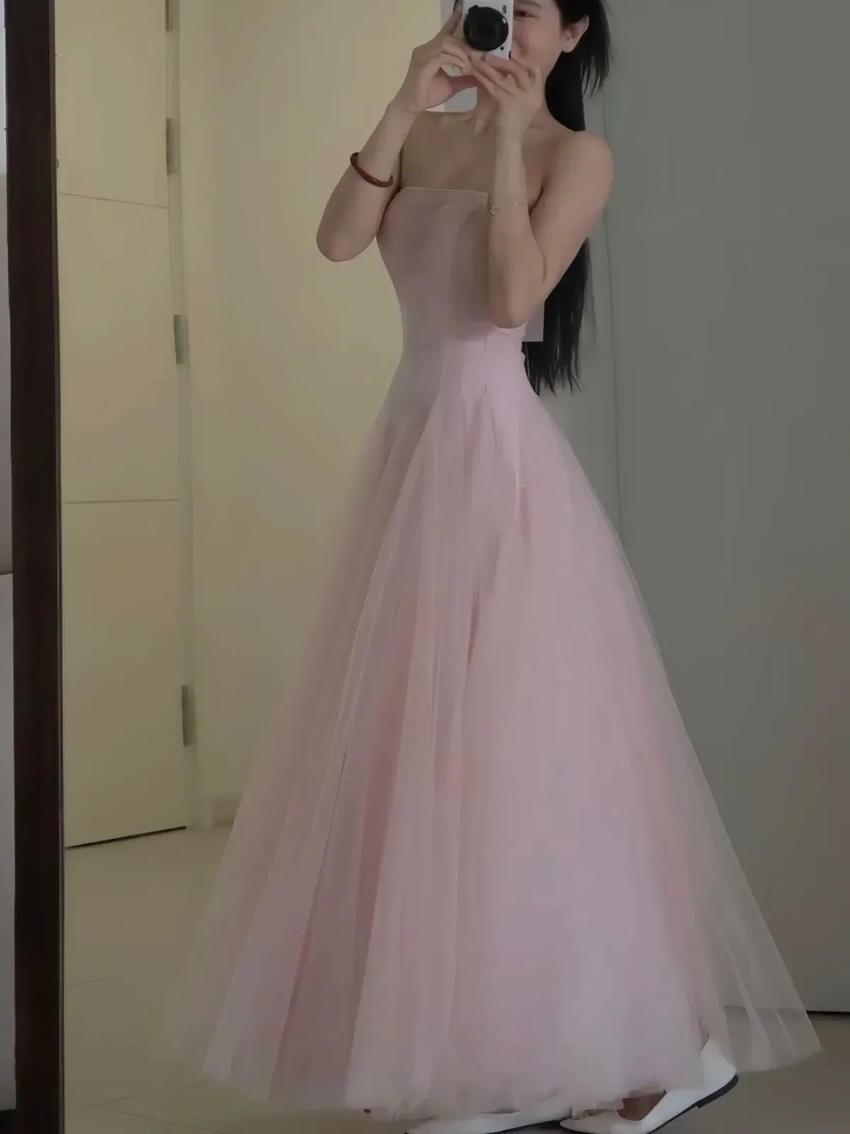 Váy tiela hồng 3