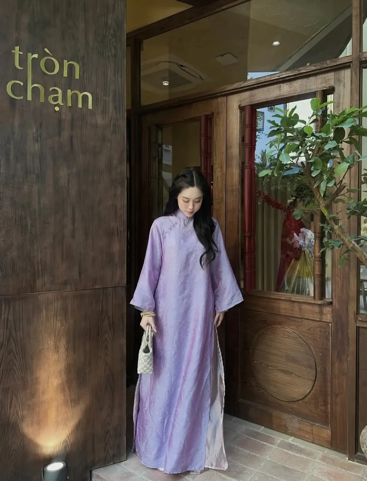 áo dài tím hồng mộng mơ 🩰🎀🐰 4
