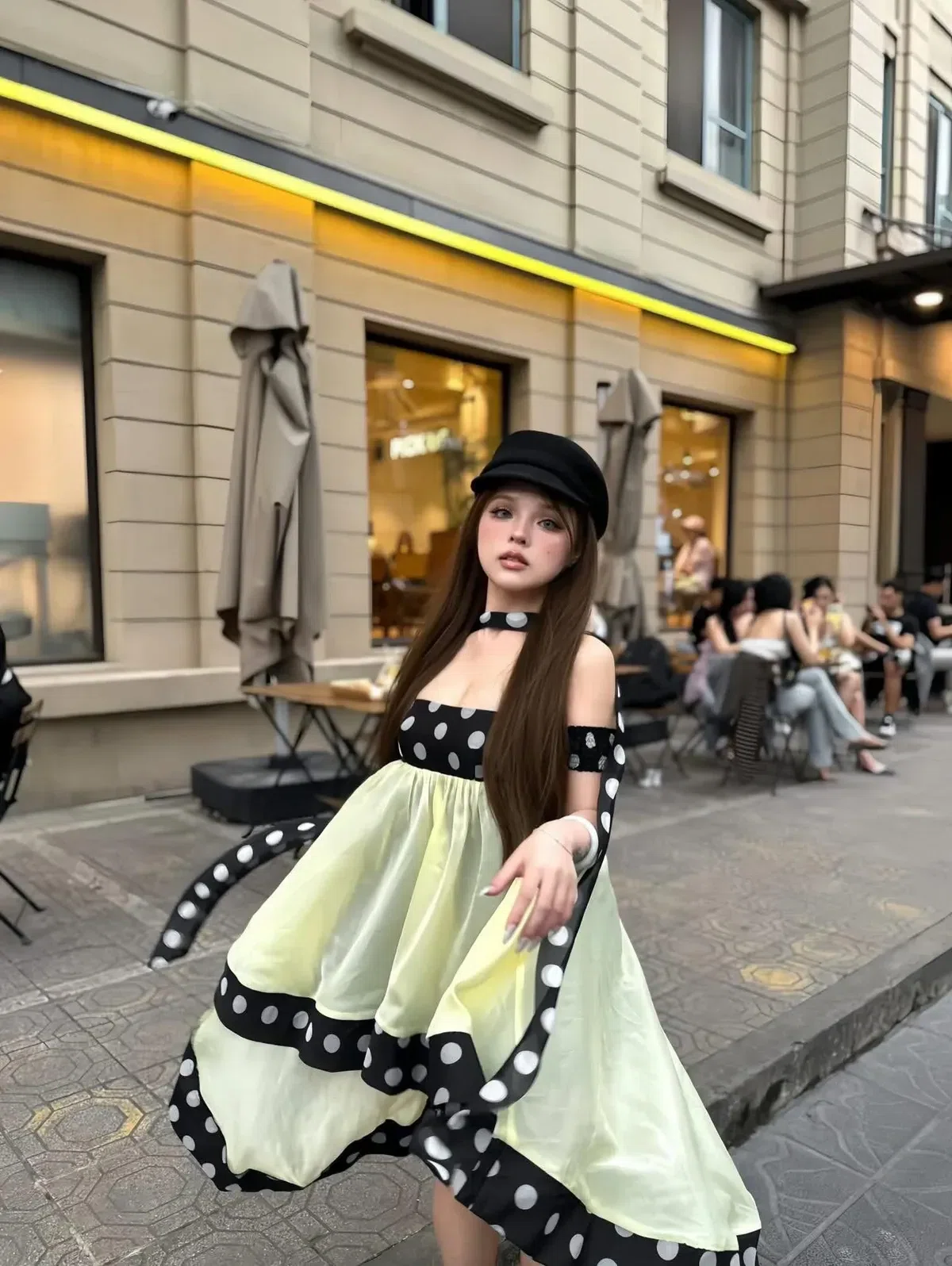 Doublebizz Sway Dress size L màu vàng 2