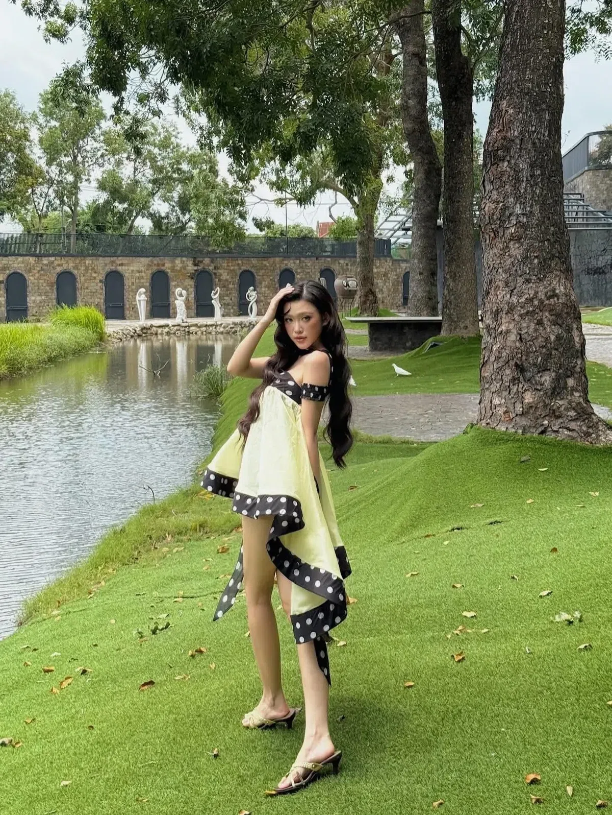 Doublebizz Sway Dress size L màu vàng 7