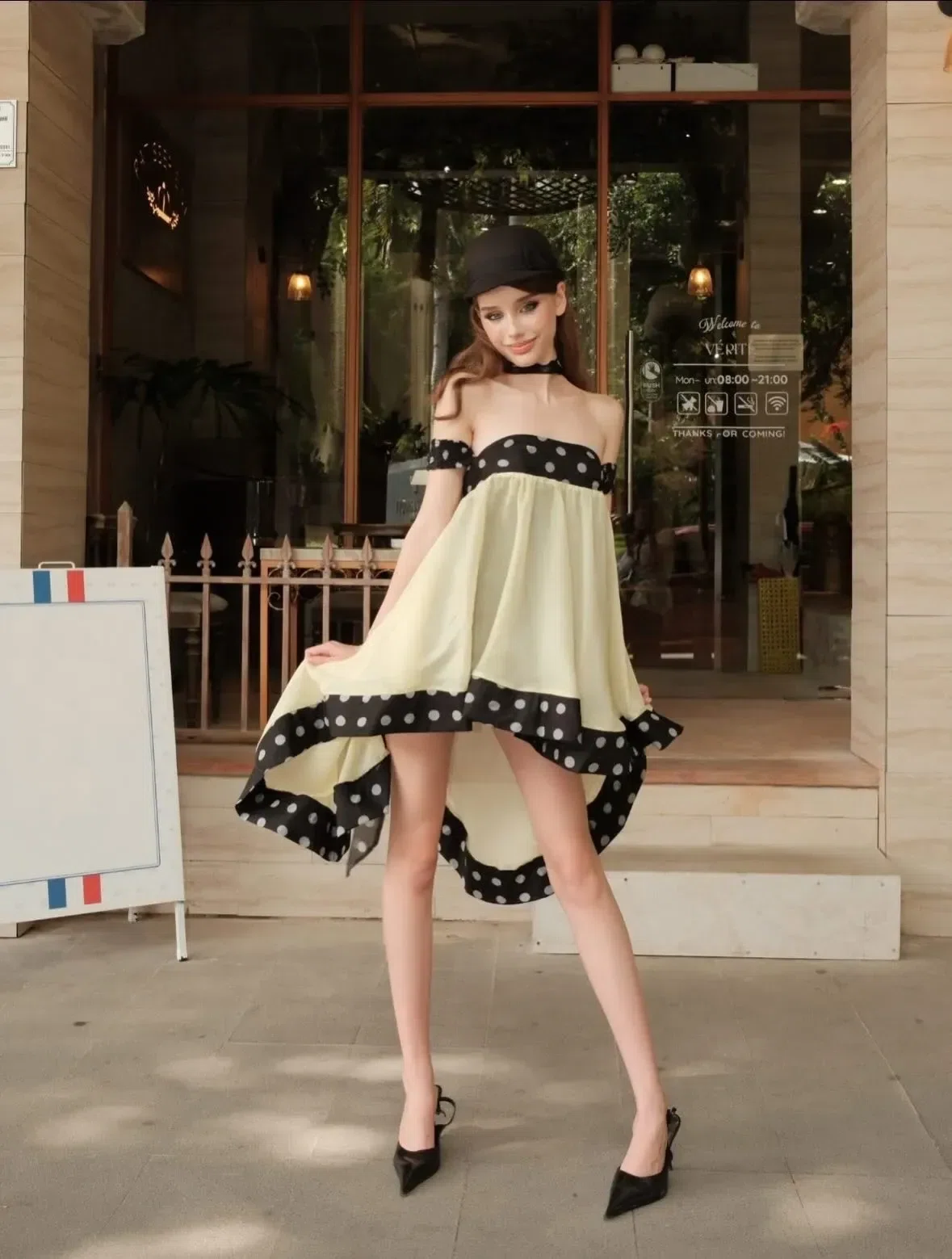 Doublebizz Sway Dress size L màu vàng 14