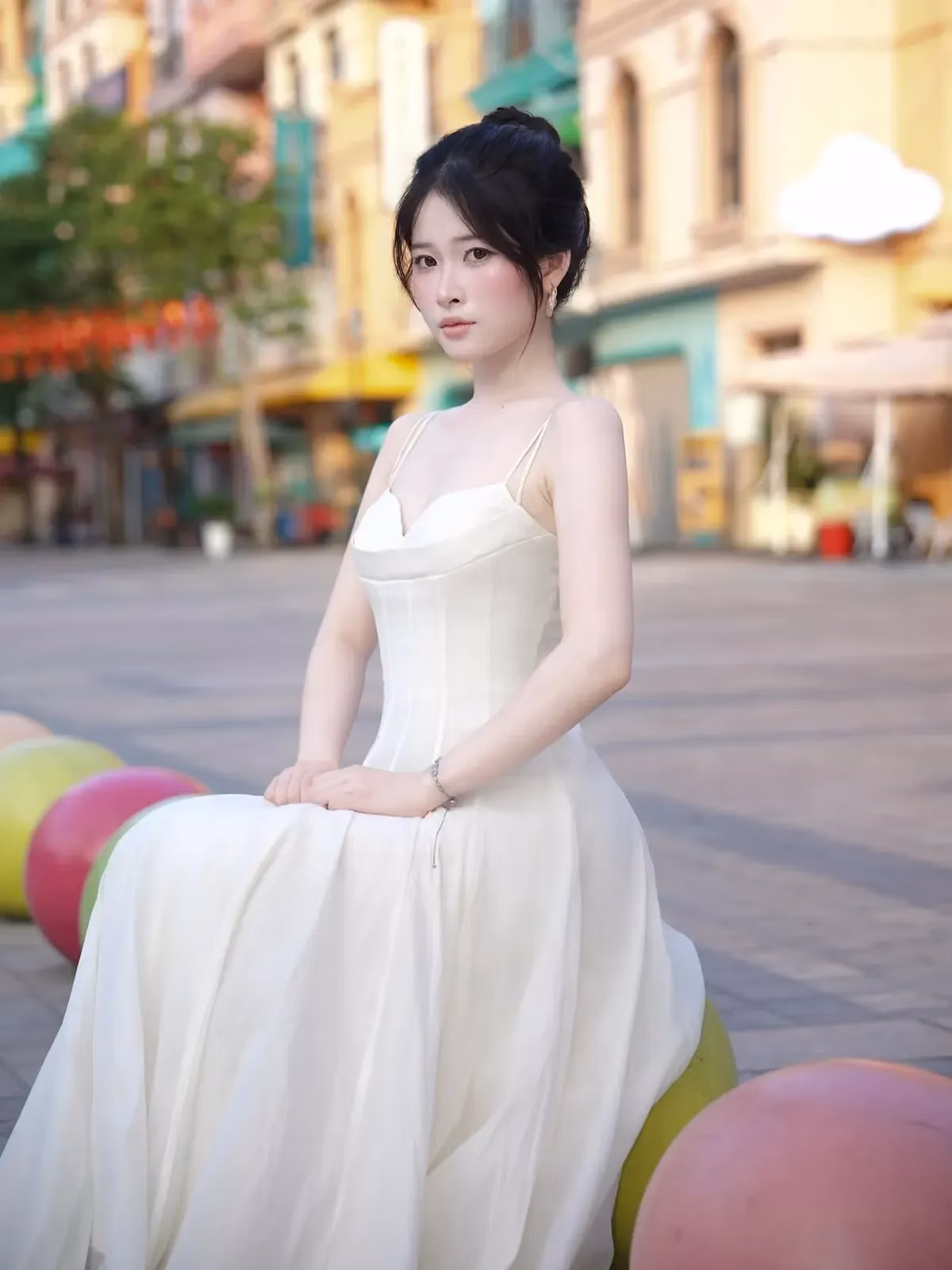 Sò Vintage V564 INDY Đầm 2s maxi 2