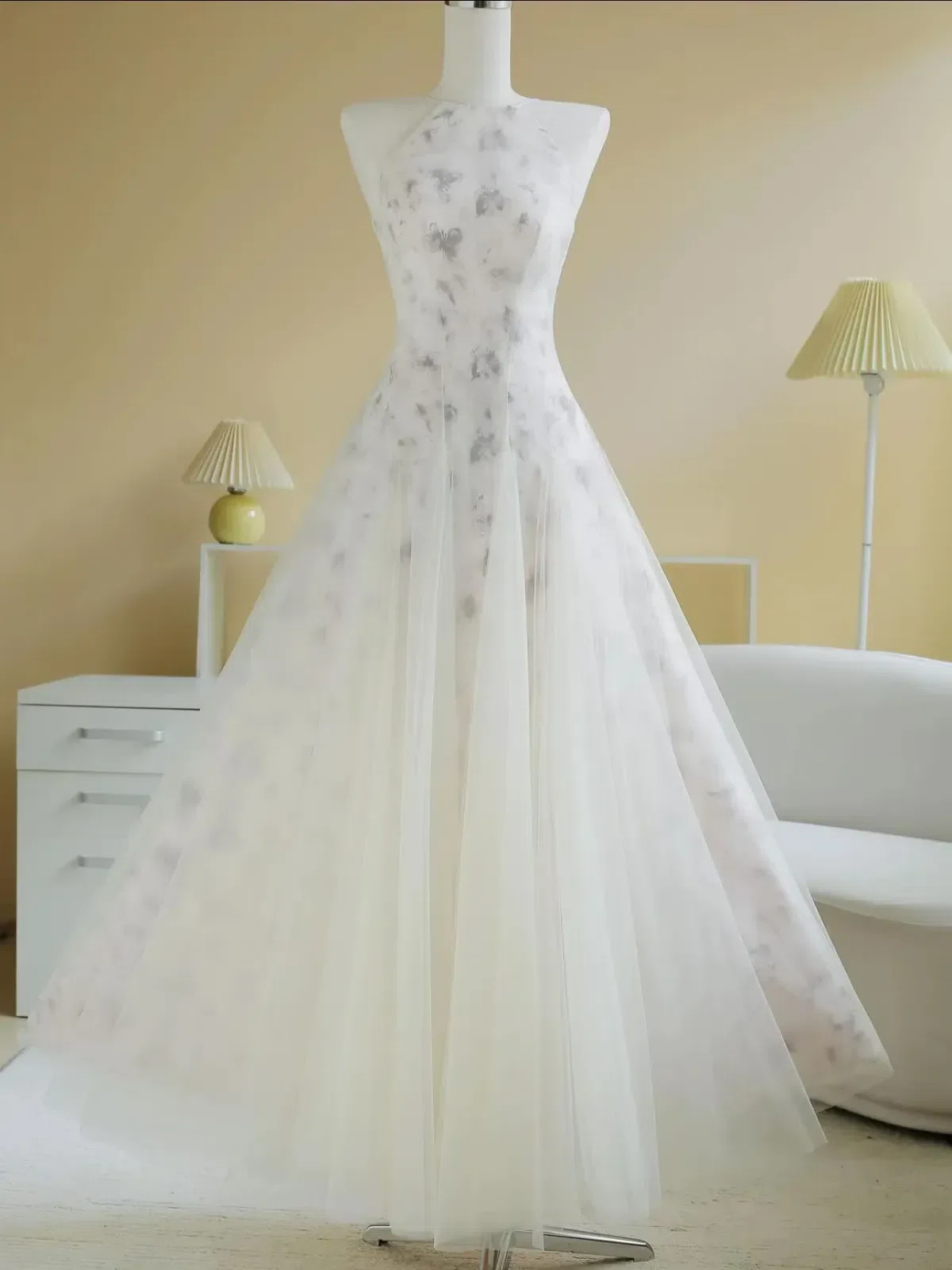 Sò Vintage V392 VELETTA Đầm yếm lưới 5