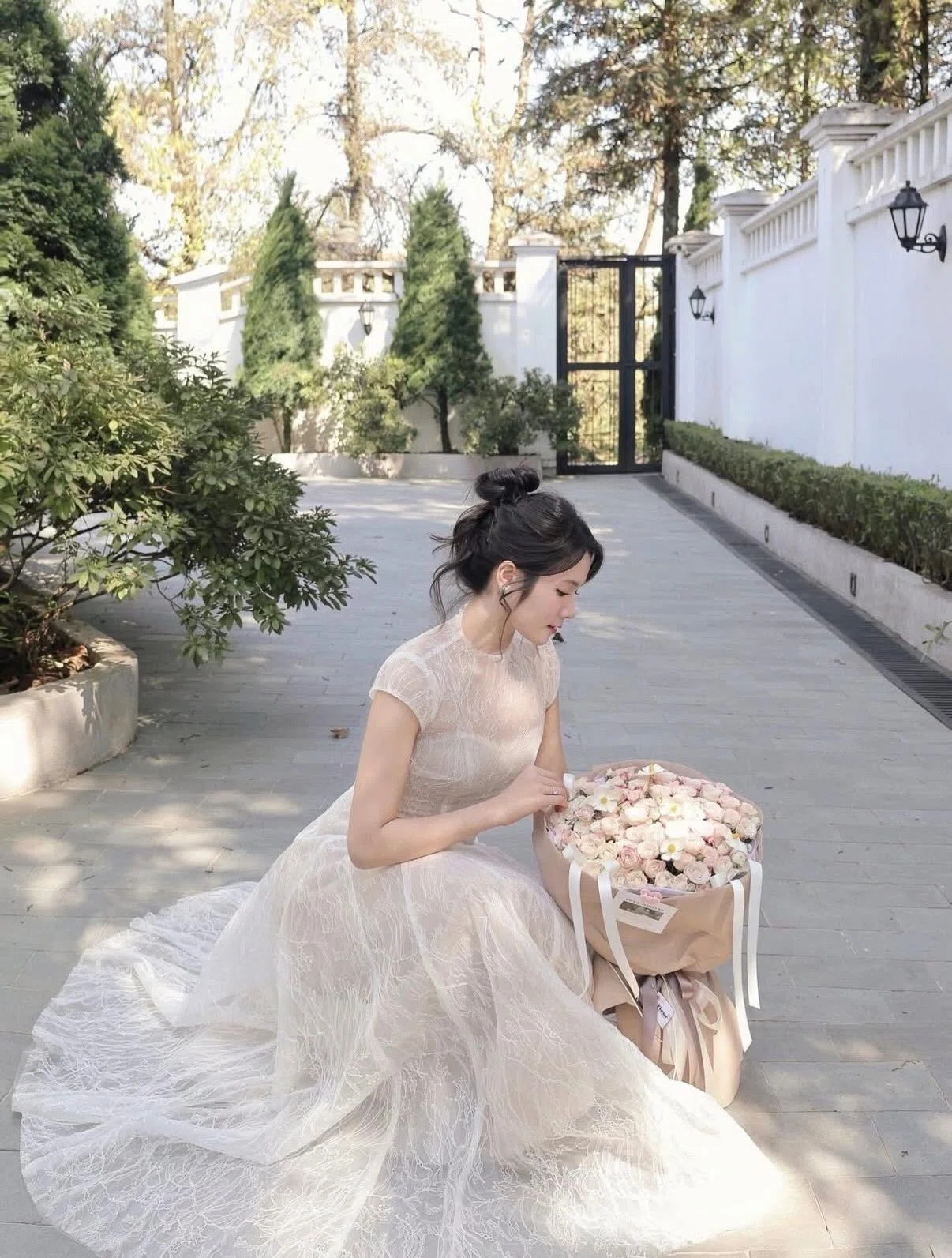 Rental By Rame - Váy Velia - size L (màu trắng, đen) 5