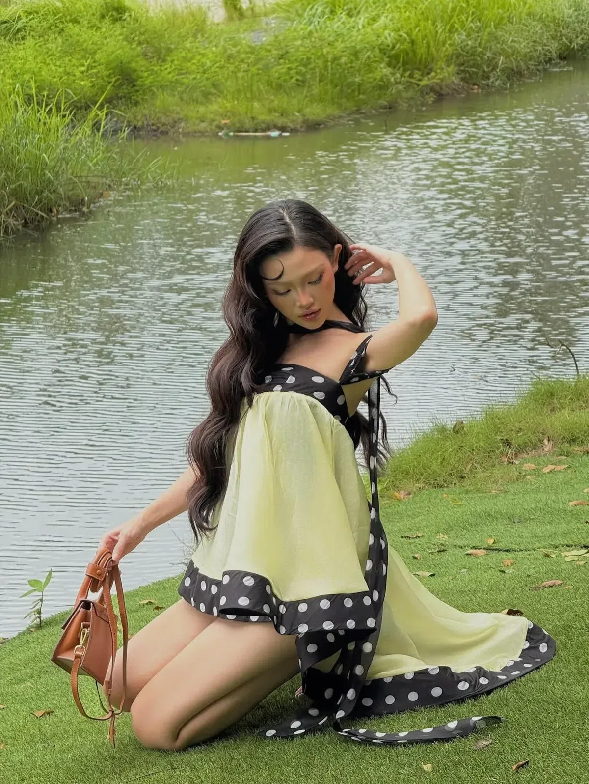 Doublebizz Sway Dress size L màu vàng 11