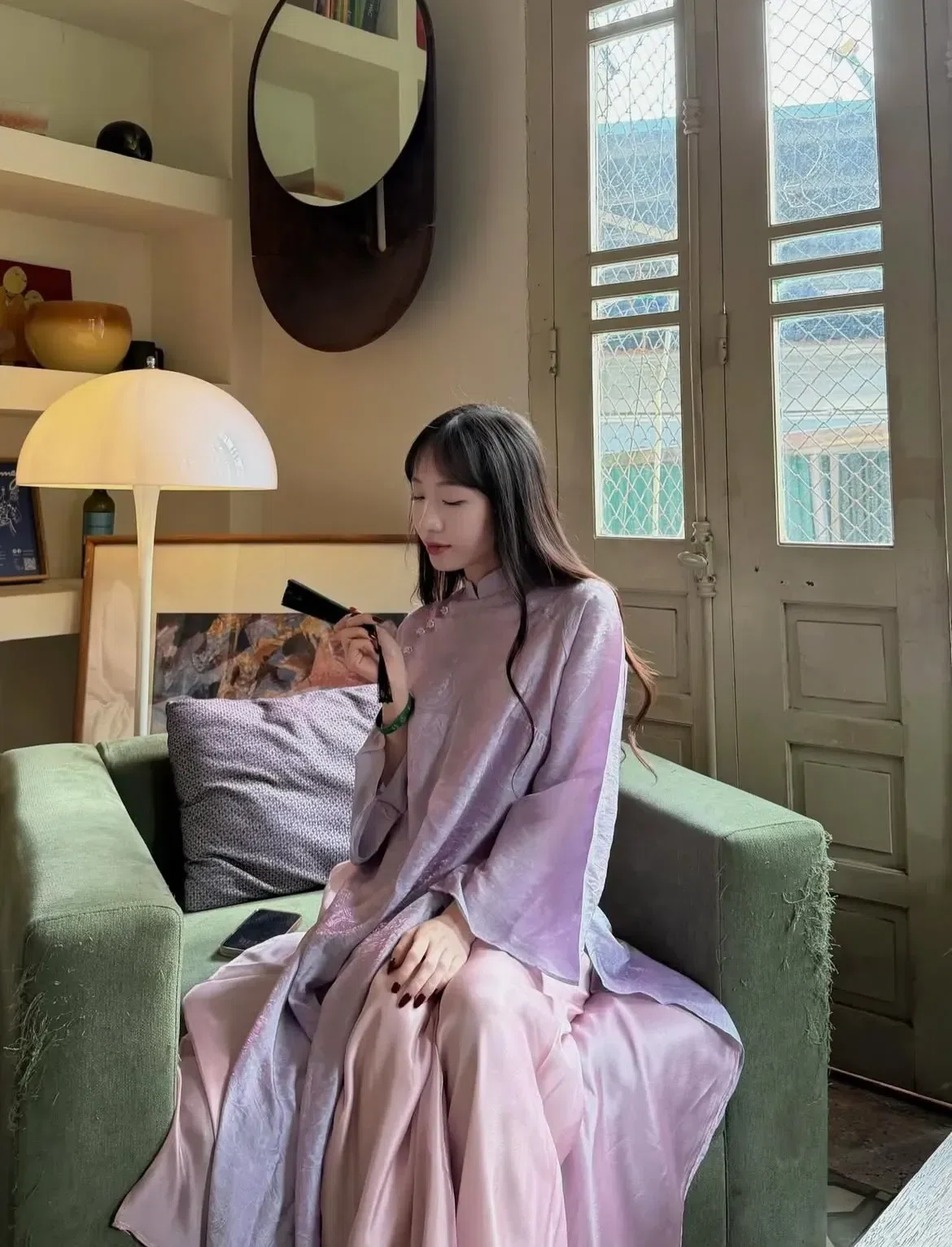 áo dài tím hồng mộng mơ 🩰🎀🐰 6