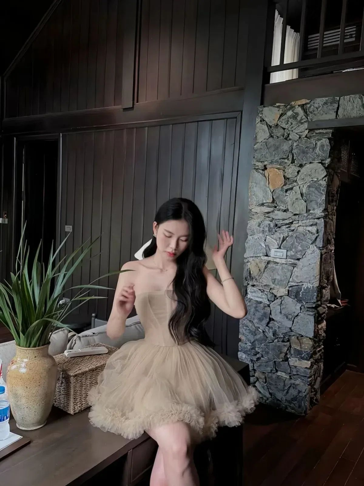 Chouchou V561 Đầm cup xoè 2