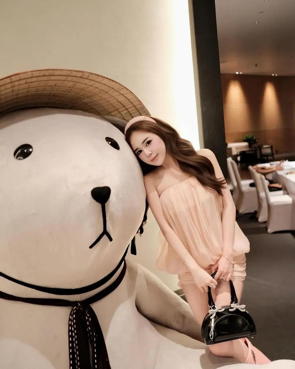 Đầm cúp ngực babydoll tơ bồng 2