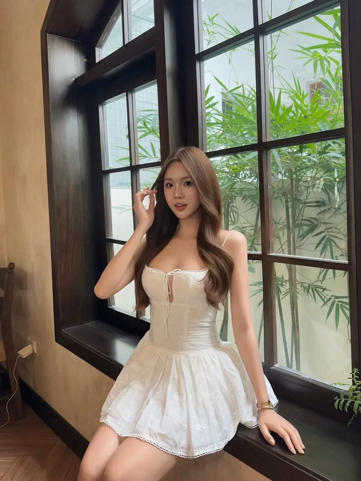 Byvee V465- V573 Pure Dress Đầm 2s Trắng 1