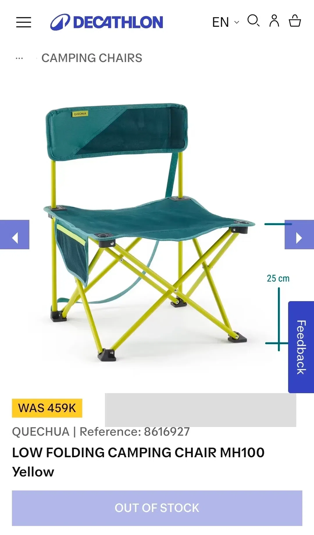 Ghế camping quechua 2