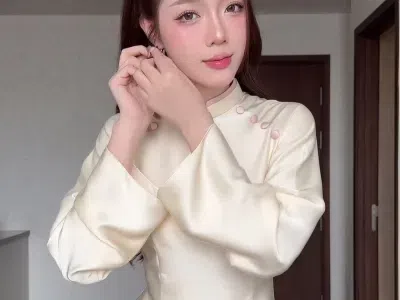 Áo dài trùc Vy size M